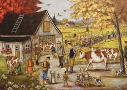 TREFL CASSE-TÊTE 500 LARGES PIÈCES - LA FERME FAMILIALE